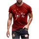 thumbnail image 5 of Hombres Pantalones Cortos de Manga Corta Impresa Casual Cuello Redondo Superior, Camisa de Moda para el Verano Y la Primavera, 5 of 8