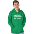 thumbnail image 4 of Some Dudes Get Married LGBTQ Pride Zip Hoodie Sweatshirt Men Brisco Brands X, 4 of 6