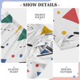 thumbnail image 6 of FORMRS Boys Pajama Pants with Pockets Size 13-14Y Kids Lounge Sleep Bottoms, Colorful Geometric, 6 of 8