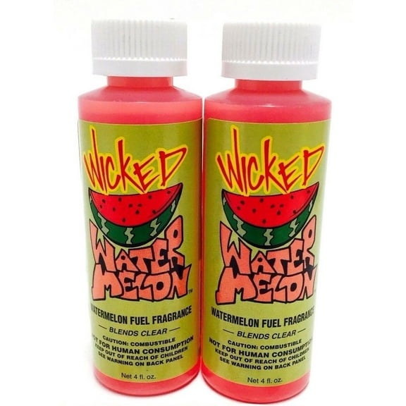 Power Plus Lubricants-2 PACK WATERMELON Fuel Fragrance for Car, Motorcycle, ATV, IMCA - 4 fl oz