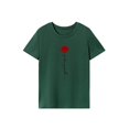thumbnail image 1 of Camiseta básica para mujer, camiseta clásica con cuello redondo para viajes diarios, mujer M, 1 of 7