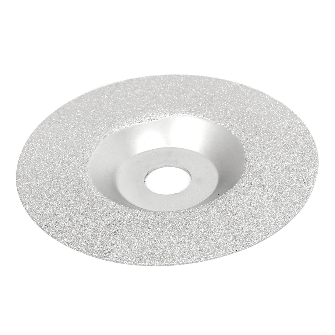 10cm Dia 100 Grit Diamond Coated Glass Grinding Cutting Disc Gray 