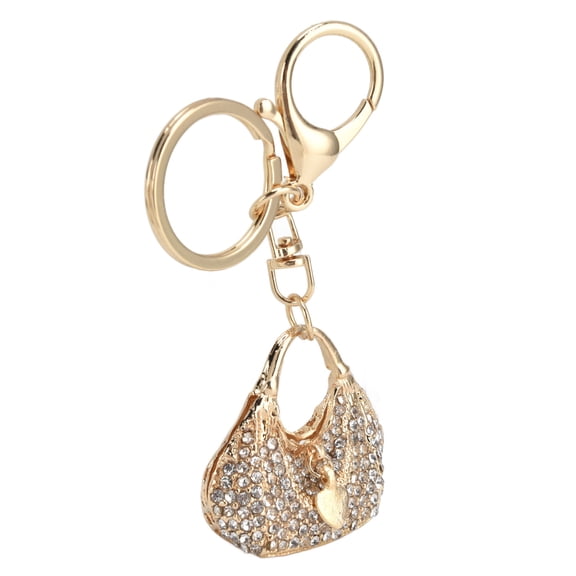 Rhinestone Key Keychain Pendant, Rhinestone Keychain Unique Design for Car Pendants for Bag Ornaments, Crystal Keychain, Keychain Accessories Bag Charm