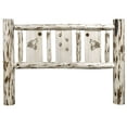 thumbnail image 2 of Montana Collection King Headboard w/ Laser Engraved Wolf Design, Ready to Finish, 2 of 5