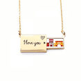 thumbnail image 1 of Chine Architecture Modèle Chinois Lettre Enveloppe Collier Pendentif Bijoux, 1 of 3