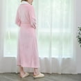 thumbnail image 7 of Diufon Plush Robes For Women and Men, Soft Warm Winter Fleece Bathrobe for Women, Long Comfy Full Length Unisex Robe Sleepwear, 7 of 7