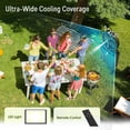 thumbnail image 5 of Bucket Portable Misting Fan with 25L Water Tank,Rechargeable Battery,3 Strong Winds 3 Spray Mister,Outdoor Cooling Fans for Camping,Patio, 5 of 8