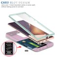 thumbnail image 3 of Military Grade Drop Impact for Samsung Galaxy Note 20 Ultra Camera Lens Slide Protection Case 360 Metal Rotating Ring Kickstand Holder Armor Shockproof Case For Samsung Galaxy Note 20 Ultra,Pink+Green, 3 of 10