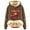 F-Bronze292, variant on Womens Fuzzy Lining Hoodies Cute Cow Print Thickened Long Sleeve Sweatshirt Fall Winter Drawstring Warm Pullover Tops