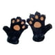 thumbnail image 3 of Guantes de invierno para mujer, guantes de felpa cálidos con cuerda para el cuello, bonitos accesorios para disfraces de fiesta de Halloween, guantes Negro Salvador Guantes de mujer, 3 of 7