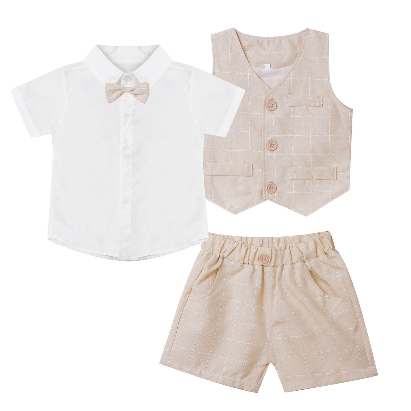 Baby Mädchen Festlich Kleidung Set Sommer | Party Kleid Mit Bolero Jacke - Baumwolle Mix