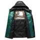 thumbnail image 2 of Chaqueta de plumón con capucha de invierno para hombre, chaqueta de invierno para hombre, abrigo de plumón de pato blanco resistente al frío y brillante rojo para hombre, 2 of 4