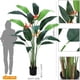 thumbnail image 2 of 7-foot artificial bird of paradise tree: comes con pot, 17 leaves, y 3 flowers, 2 of 8