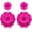 Rose Red bead22, variant on Statement Beaded Drop Earrings for Women Layered Bead Dangle Earrings[c3117]