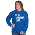 thumbnail image 5 of Best Grandma Ever Nanna Gigi Nan Cute Women Crewneck Sweatshirt Brisco Brands M, 5 of 6