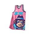 thumbnail image 3 of Camisetas de baloncesto BASKETMAN para hombre personalizables con sublimación completa impresa con nombre del equipo, número, logotipo, patrón de animales, chándales para hombre, 3 of 5