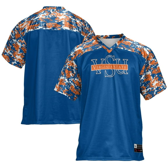 Men's GameDay Greats Blue Virginia State Trojans Football Jersey