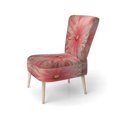 thumbnail image 3 of Designart "Vintage Ethereal Pink Retro Flower II" Upholstered Modern Midcentury Accent Chair and Modern & Contemporary Arm Chair - Multiple Color & Pattern, 3 of 7
