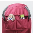 thumbnail image 5 of Manito Melange Alpha Wind Weather Shield Stroller Cover - Black, 5 of 5