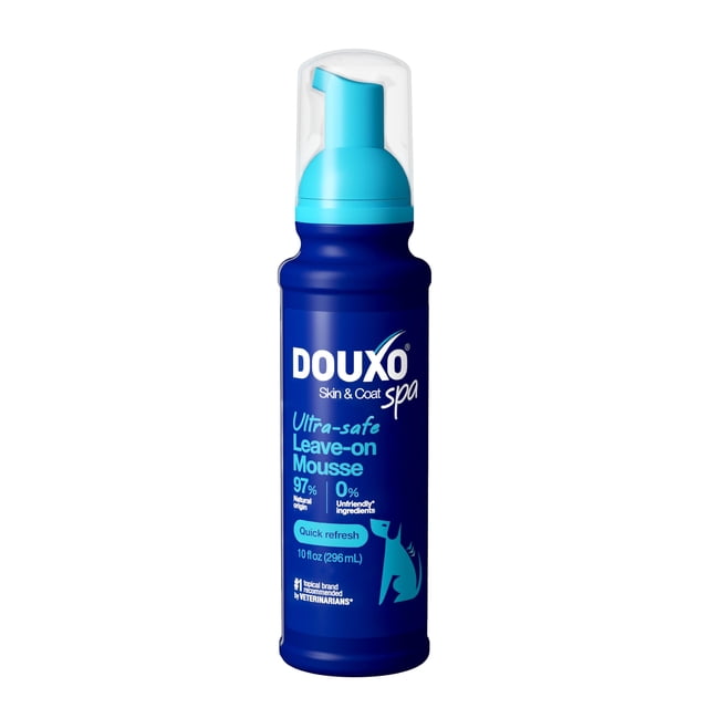 Leave-on Mousse Douxo Skin & Coat SPA para perros, 300 ml