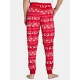 thumbnail image 3 of Holiday Time Men's Christmas Fleece Jogger Sleep Pants, Winter Print Knit Pajama Bottoms, Sizes S-3XL, 3 of 5