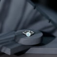 thumbnail image 4 of Rosec Jewels Ethiopian Opal Solitaire Engagement Ring for Women - Real Opal Diamond Ring - 2 Carat - AAA Grade - with Jewelry Box, 925 Sterling Silver, US 4.00, 4 of 9