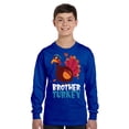 thumbnail image 2 of Awkward Styles Thanksgiving Youth Sweatshirt Brother Turkey Crewneck Tee for Kids, 2 of 4