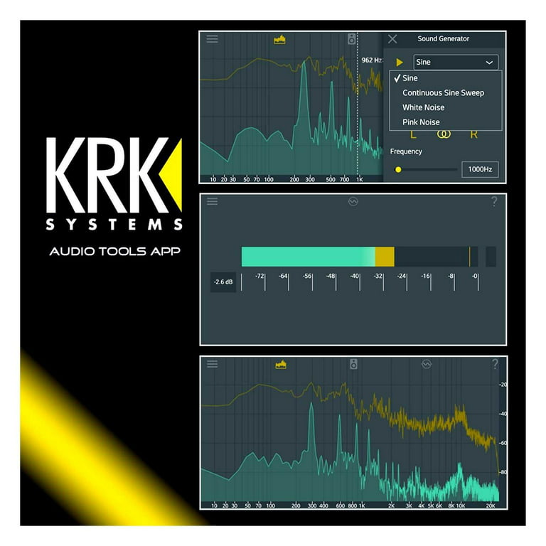 KRK Generation 4 Rokit RP5 G4 5 Powered Near-Field Studio Monitor Speakers  Package