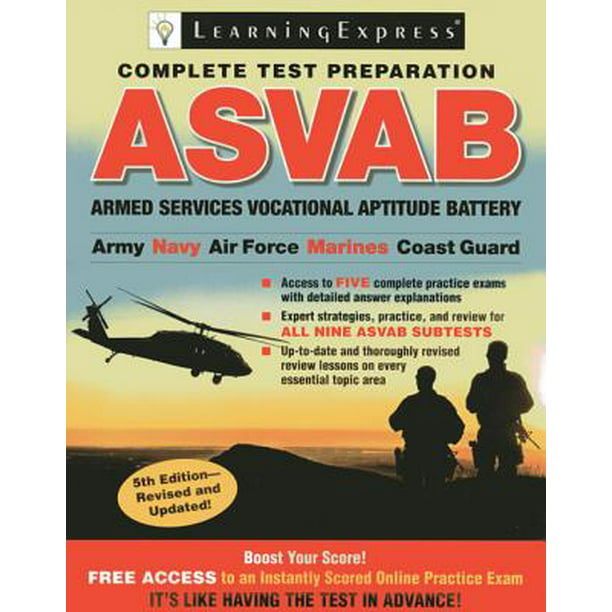 asvab-armed-services-vocational-aptitude-battery-edition-5-paperback-walmart