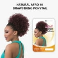 thumbnail image 2 of Ebo Instant Pony Synthetic Heat Resistant Draw String Ponytail Natural Afro 10” ( P1B/BG Off Black Burgundy ), 2 of 6