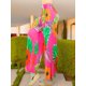 thumbnail image 4 of PANTALONES DE PIERNA ANCHA STRETCH PANTA-1007 CON DISEÑI PLISADO UNITALLA, 4 of 5