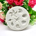 thumbnail image 1 of Agiferg DIY Sea Creatures Conch Shell Fondant Cake Candy Cake Decoration Tools, 1 of 7