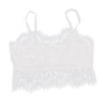 thumbnail image 1 of Bralette de encaje floral con tiras Sujetador De Encaje Floral Bralette Sujetador Sin Aros Crop Top Bustier Sujetador Chaleco Blanco (Sin Almohadilla) Blanco (sin almohadilla) Magideal Bralette de encaje floral con tiras, 1 of 7
