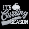 thumbnail image 2 of Junior's Lost Gods It’s Curling Season Graphic T-Shirt, 2 of 4
