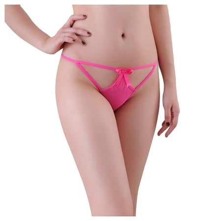 

TAIAOJING Women Thong Waist Briefs Knickers Lady -Lace Low Panties Ladies Underwear
