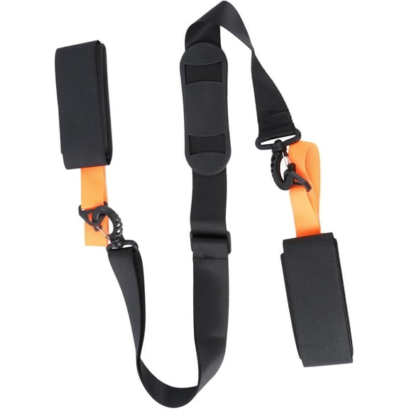 Snowboard Carry Strap Adjustable Non Slip Ski Band for Fits Skis and Yoga Mats Portable Winter Sports Accessory for Comfortable Carrying