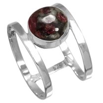 Natural Eudialyte Ring 925 Sterling Silver Handmade Jewelry