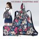 thumbnail image 5 of Mochila Deportiva de Viaje Plegable Gran Capacidad Seco-Húmedo Pequeños Racimos de Flores Yashi, 5 of 5