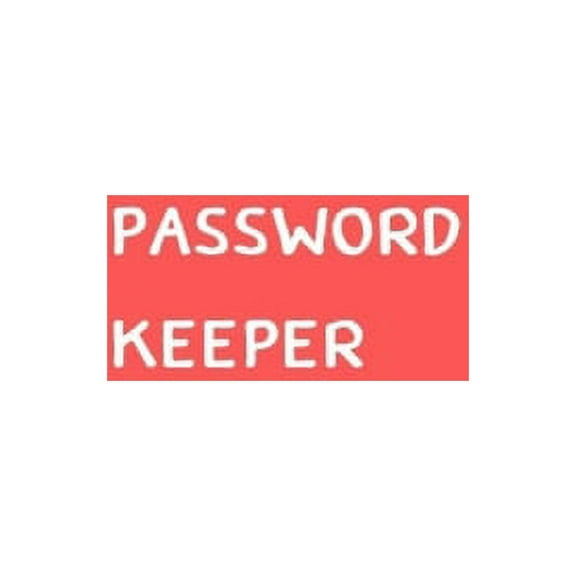 Password Keeper: Size (6 x 9 inches) - 100 Pages - Red Cover: Keep your usernames, passwords, social info, web addresses and security questions in one. So easy & organized (Paperback)