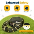 thumbnail image 6 of SPECSTAR Outdoor Cat Enclosures 2-in-1, Portable Catio w/Cat Tent, Circle Playpen Tunnel, for Kitty and Small Animals,w/Storage Bag Removable Bottom, 6 of 7