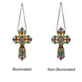 thumbnail image 3 of CHLOE Lighting ADELINA Victorian Tiffany-style Stained Glass Window Panel 13" Tall, 3 of 5