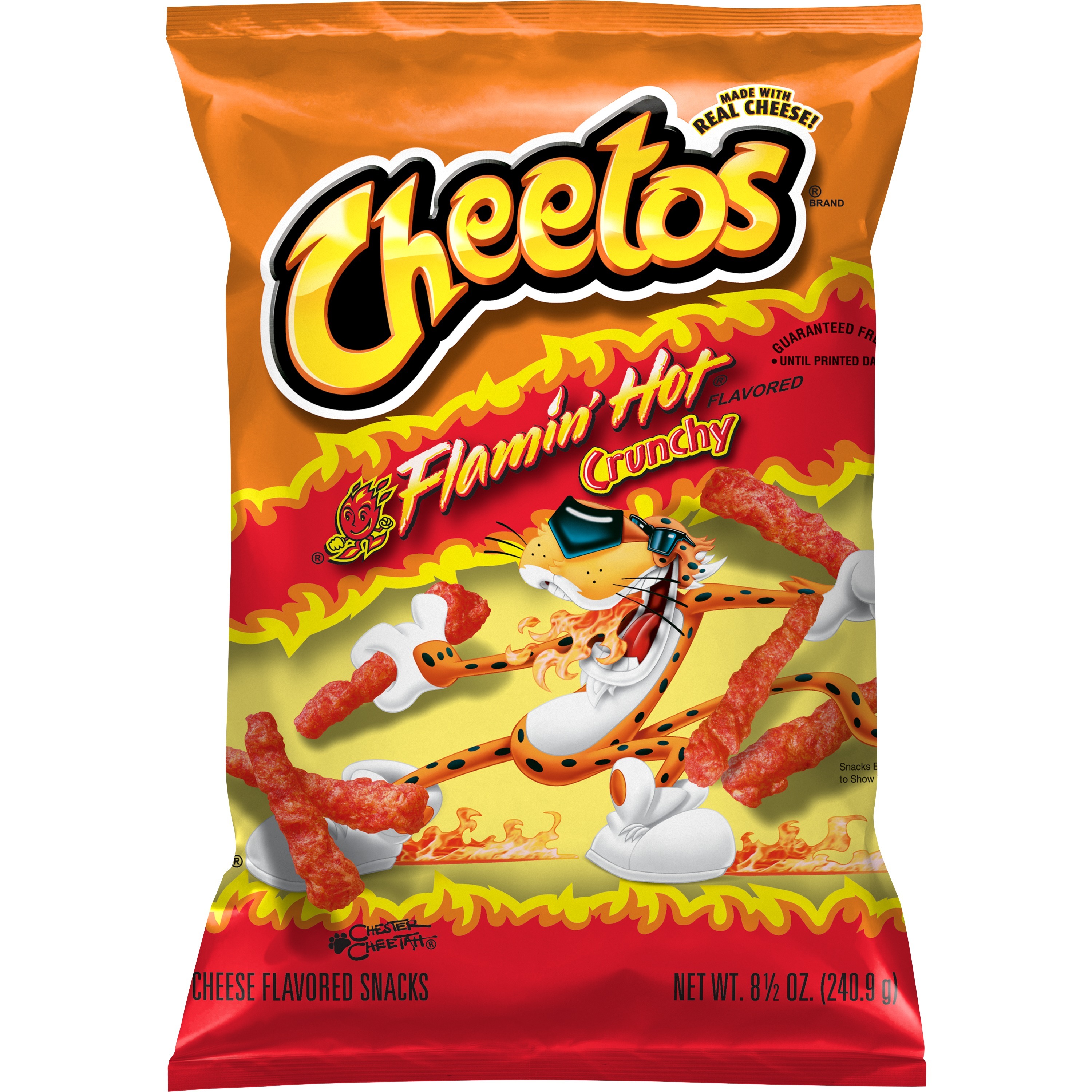 Cheetos Crunchy, Flamin' Hot, 8.5oz Bag, Snack Chips - image 4 of 9