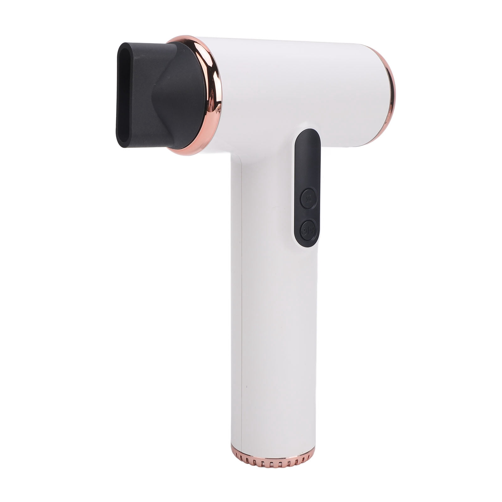 Small Cordless Hair Dryer, Safe 3 Speeds Compact Hair Blow Dryer USB Rechargeable Portable High Power 15000mAh with Digital Screen for Dorm