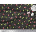 thumbnail image 2 of Soimoi Rayon Crepe Fabric Straw & Juice Beverages Print Sewing Fabric Yard 46 Inch Wide, 2 of 3