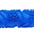 thumbnail image 2 of 5'' Embossed Paint Roller Sleeve Wall Stencil Brush Runner Paint Flower Pattern Decor #11, 2 of 7