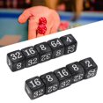 thumbnail image 1 of 30PCS Number  Set, Lightweight Durable Plastic, Versatile Educational Tool With 2x Multiplier Even Numbers For Teaching Board Games, Ideal For Home Or School, 1 of 8