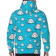 thumbnail image 7 of Goofa Hippo In Water Head for Men's Hooded Sweatshirt - Lightweight Pullover Hoodie with Kangaroo Pocket, Perfect for Everyday Wear-4X-Large, 7 of 7