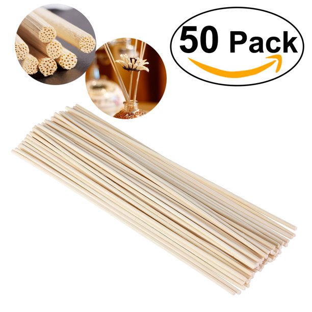 FRCOLOR 50pcs Oil Diffuser Replacement Rattan Reed Sticks