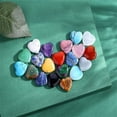 thumbnail image 2 of Natural Crystal Heart Shape Ornaments Set - Gemstone Art Collection, 2 of 5