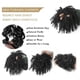 thumbnail image 4 of Bun, 4-Inch Short Synthetic Afro Kinky Curly Hair Bun Extension for Women, Gray Color, Perfect for Everyday Wear, 4 of 5